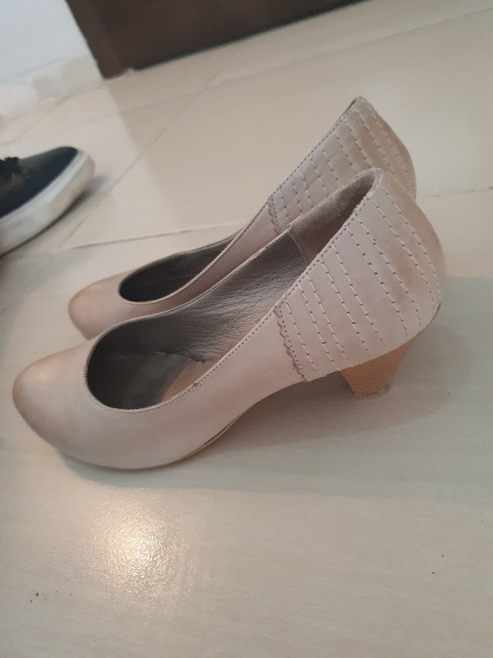 Bej Topuklu Kadın Espadril - Görsel 4