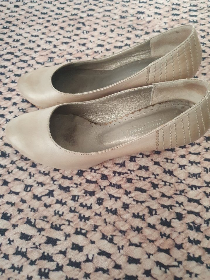 Bej Topuklu Kadın Espadril - Görsel 2