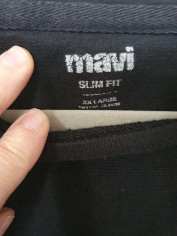 Büyük beden Siyah Uzun Kollu Erkek Kazak - Görsel 3