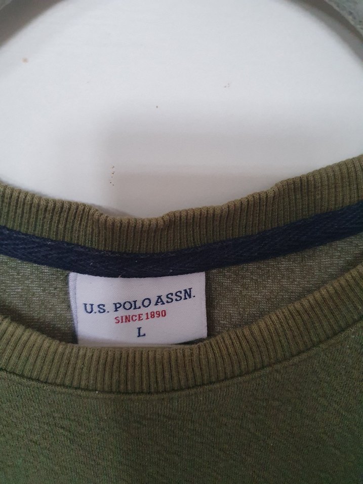 Erkek Haki USPA Sweatshirt - Görsel 5