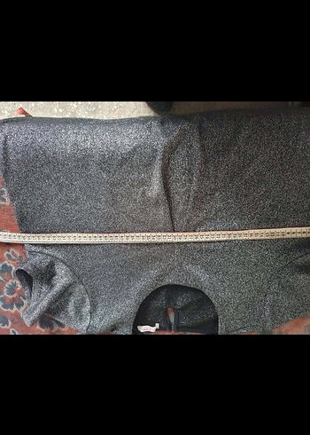 Gri simli  Piliseli cok şık Kadın hamile tunik - Görsel 5