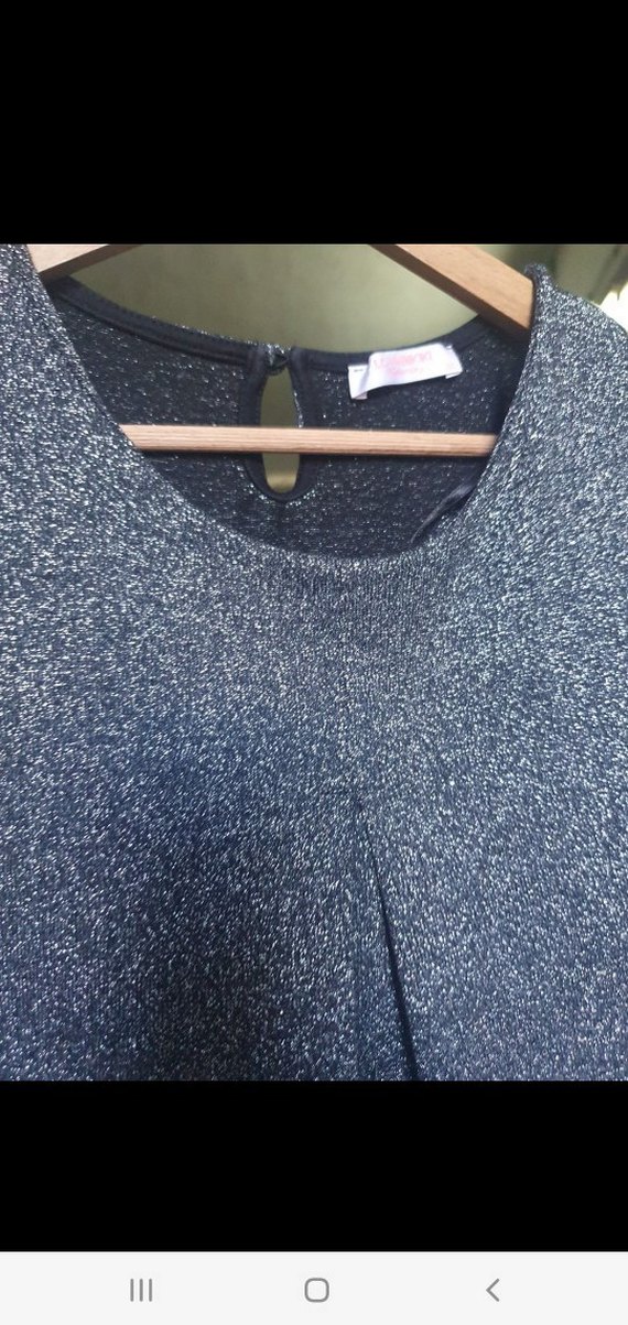 Gri simli  Piliseli cok şık Kadın hamile tunik - Görsel 2