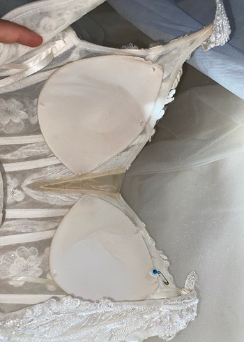 Özel dikim Korse detay boncuk işlemeli  A Kesim Gelinlik - Görsel 8