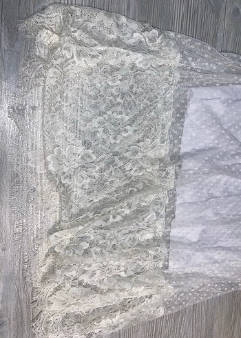 Uzun Kollu, Tekneden Yaka Bohem Gelinlik - Görsel 7