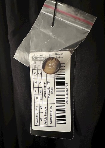 Siyah Keten Salaş Hamile Tulum - Görsel 3