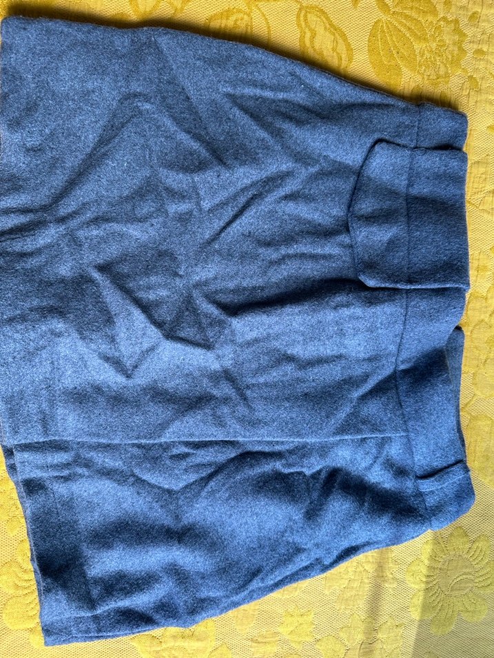 Düğmeli Gri Midi Kadın Mini Etek - Görsel 2