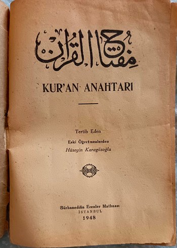 Kur'an Anahtarı 1948 - Hüseyin Karagözoğlu - Görsel 2