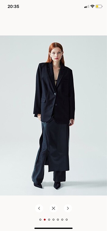 H&M siyah blazer