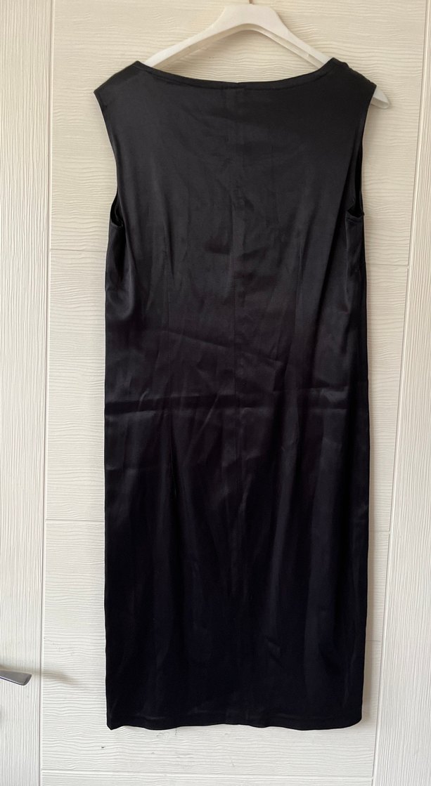 Siyah Uzun Kollu  Kadın Elbise - Görsel 2