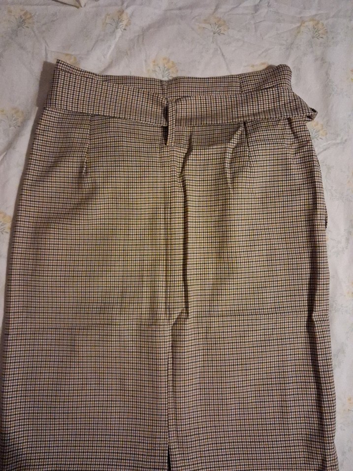 Düğmeli Kadın Midi Etek - Görsel 3