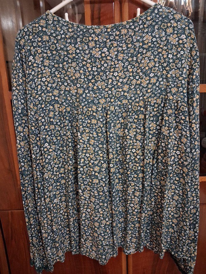 Uzun Kollu, Düğmeli bluz - Görsel 3