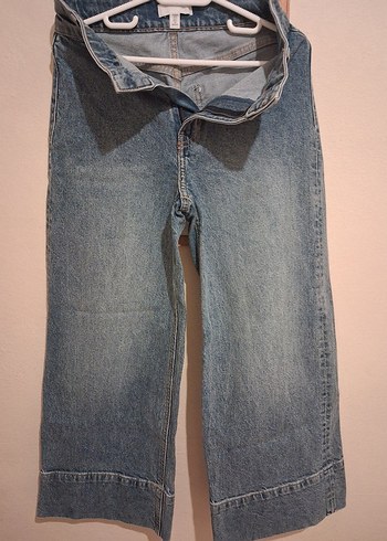 Mavi  Kadın Denim Bol Kesim Midi Jean - Görsel 3