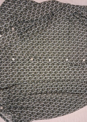 Bohem Yeşil Kadın Bluz - Görsel 3