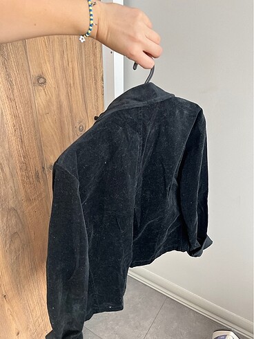 Diğer Kadife blazer