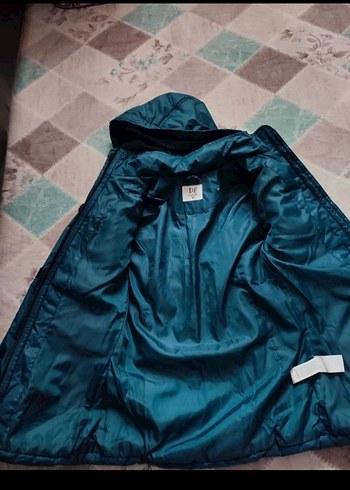 Mavi Turkuaz Unisex Mont - Görsel 4