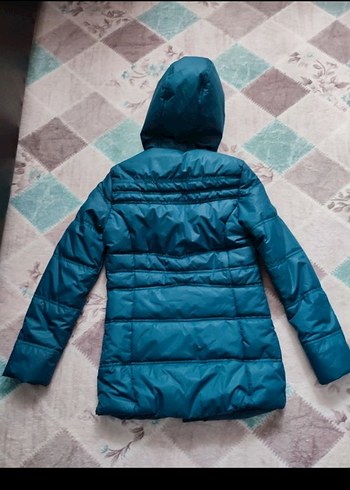 Mavi Turkuaz Unisex Mont - Görsel 2