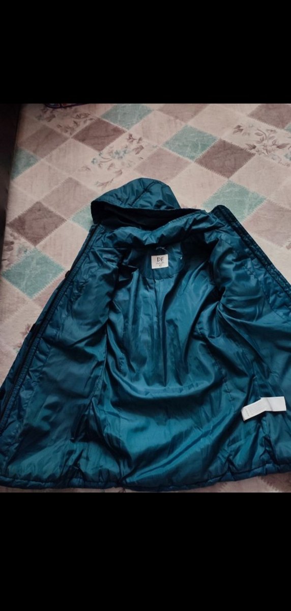 Mavi Turkuaz Unisex Mont - Görsel 4