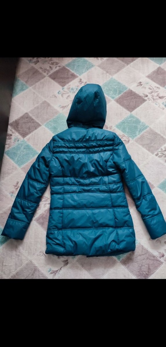 Mavi Turkuaz Unisex Mont - Görsel 2