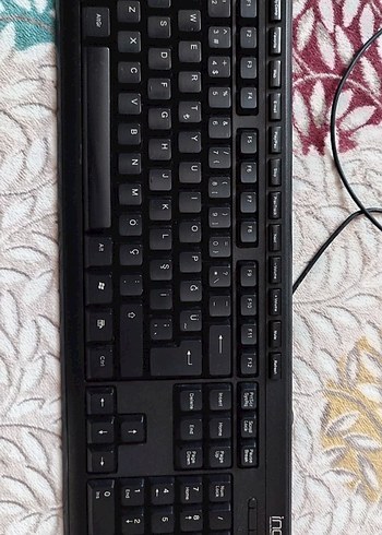 Inca Kablolu Siyah Klavye - Görsel 2