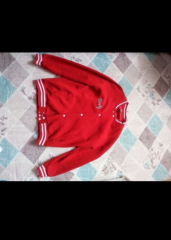 Erkek Kırmızı Düğmeli Ceket - Görsel 2