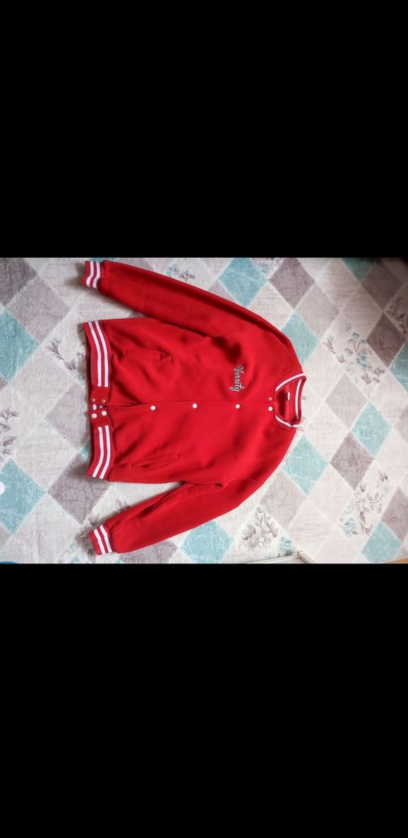 Erkek Kırmızı Düğmeli Ceket - Görsel 2