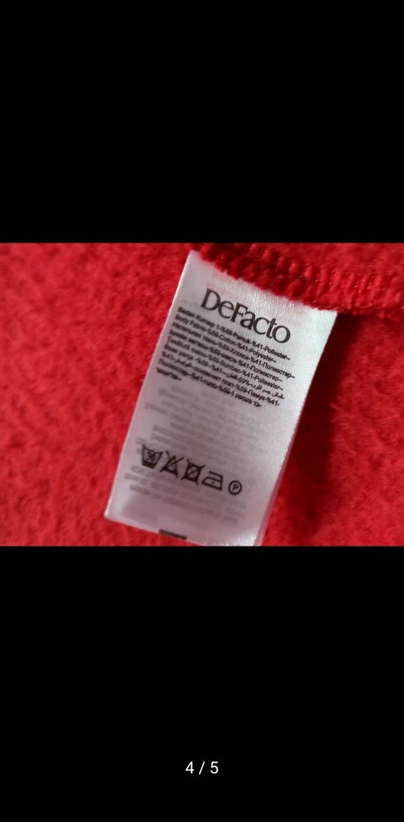 Erkek Kırmızı Düğmeli Ceket - Görsel 4