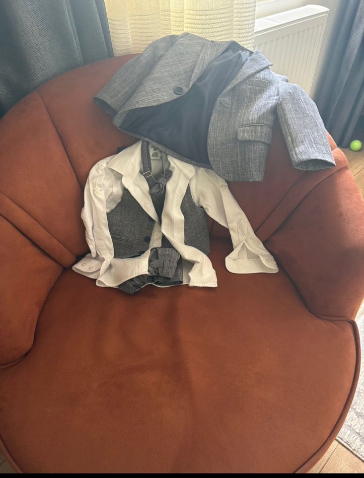 Gri Çocuk Takım Elbise 1 yaş - Görsel 2