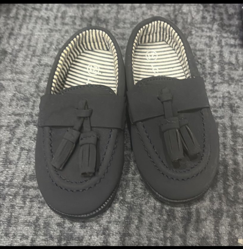 Lacivert Püsküllü Erkek Çocuk Özel Ayakkabı - Görsel 5