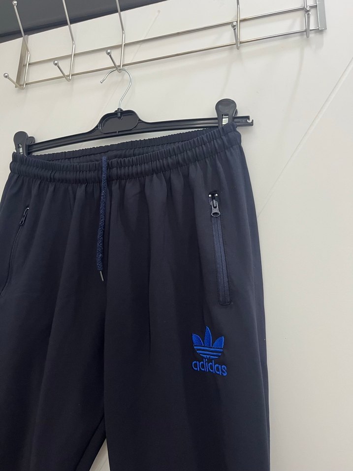 Erkek Lacivert Adidas Fermuarlı Eşofman Altı - Görsel 2