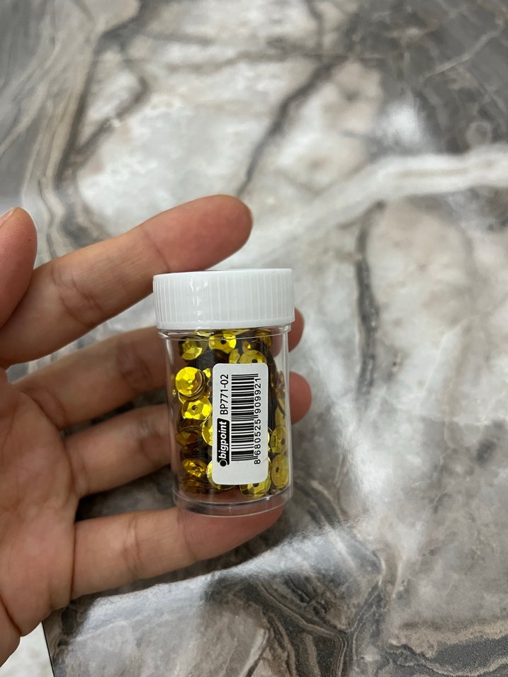 Sarı Renkli Süsleme pulu - Görsel 2