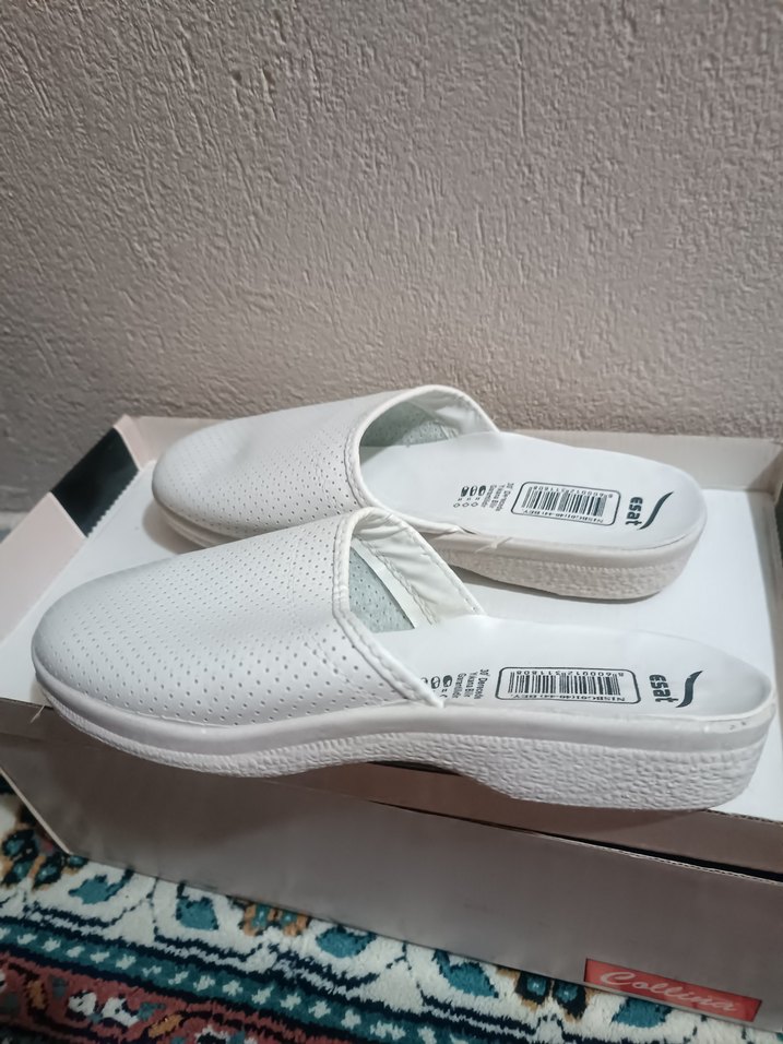 Beyaz Doktor Kadın Terlik - Görsel 2