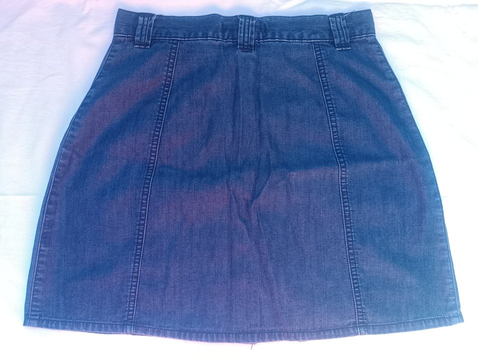 Kot Düğmeli Denim Etek LTB MARKA - Görsel 2