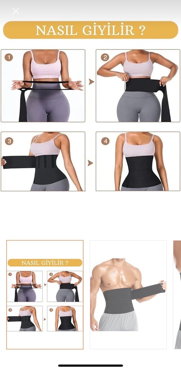 Gri Mini Hamile ve Emzirme Korse - Görsel 3