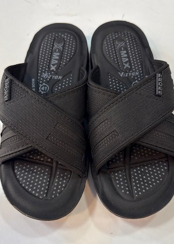 Erkek Siyah ortopedik Sandalet - Görsel 2