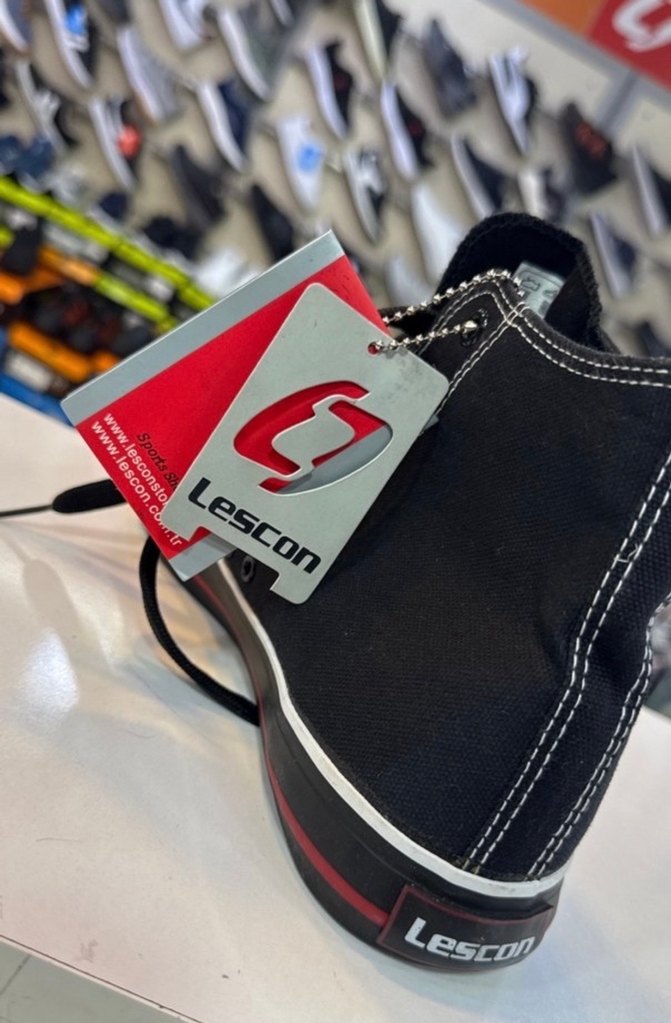 Lescon Siyah Spor Ayakkabı Bağcığı - Görsel 3