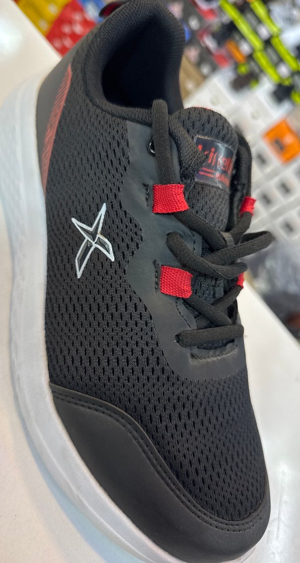 Erkek Siyah Renkli Spor Ayakkabı Velcro - Görsel 3