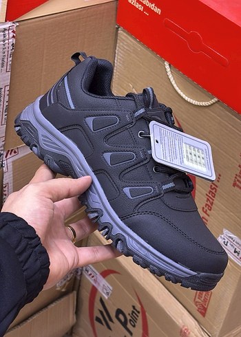 Magg Point Siyah Gri Bağcıklı Erkek Outdoor Ayakkabı - Görsel 2