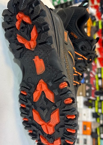 Erkek Siyah Turuncu Spor Ayakkabı Velcro - Görsel 2