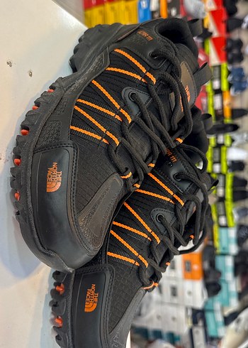 Erkek Siyah Turuncu Spor Ayakkabı Velcro - Görsel 3