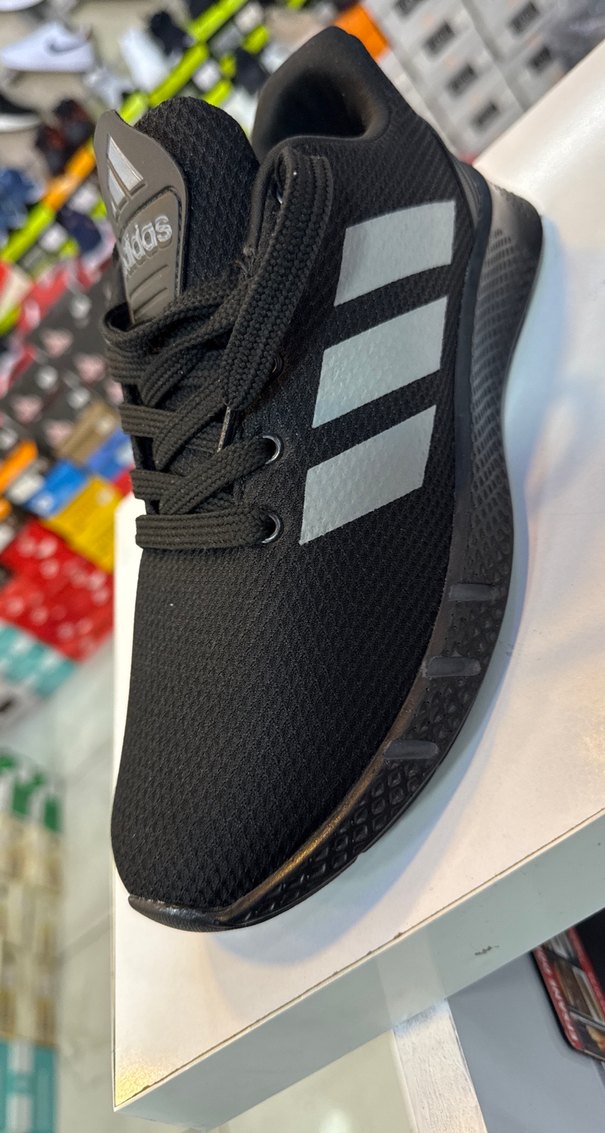 Erkek Siyah Elastik Bağcıklı Spor Ayakkabı - Görsel 3