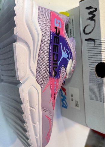 Kız Çocuk Renkli Spor Ayakkabı Velcro - Görsel 2