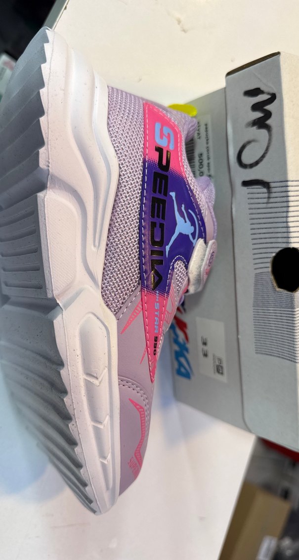 Kız Çocuk Renkli Spor Ayakkabı Velcro - Görsel 2