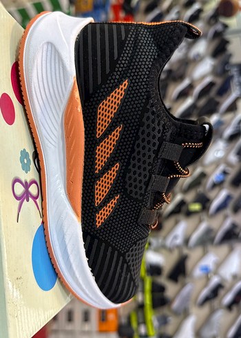 Renkli çocuk Spor Ayakkabı Elastik Detaylı - Görsel 3