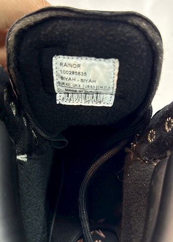 Siyah Deri erkek bot - Görsel 4