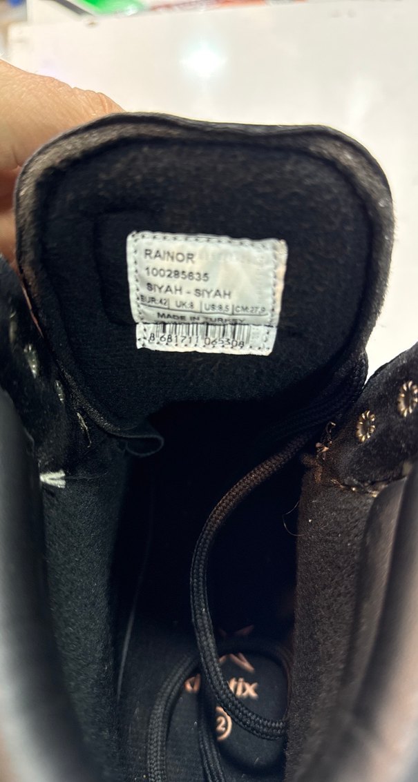 Siyah Deri erkek bot - Görsel 4