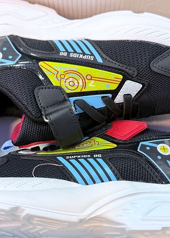 Orjinal üründür Erkek Çocuk Renkli Street Wear Spor Ayakkabı - Görsel 4