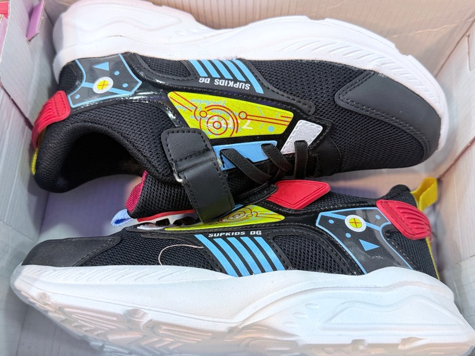 Orjinal üründür Erkek Çocuk Renkli Street Wear Spor Ayakkabı - Görsel 4