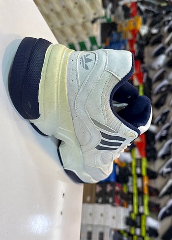 Unisex Beyaz Spor Ayakkabı Velcro - Görsel 4