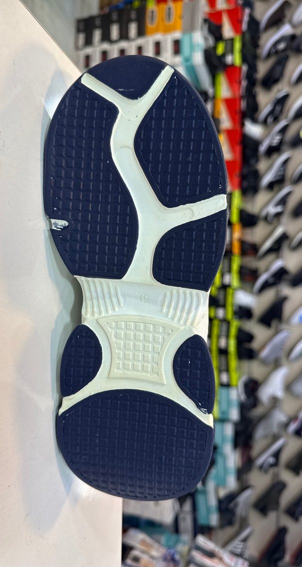 Unisex Beyaz Spor Ayakkabı Velcro - Görsel 2