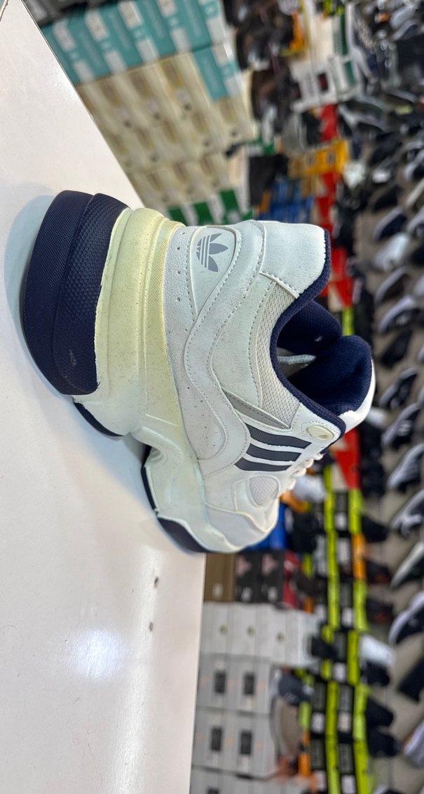 Unisex Beyaz Spor Ayakkabı Velcro - Görsel 4